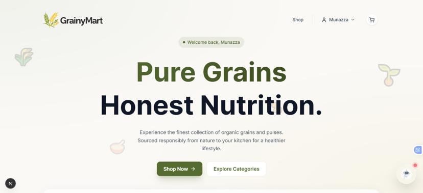 GrainyMart E-Commerce Platform